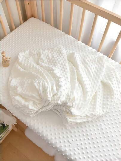 1pc Baby Crib Sheet Set, Breathable Soft Microfiber Fitted Crib Mattress Cover For Boys, Girls, Unisex, Standard Baby Crib, Mini Crib