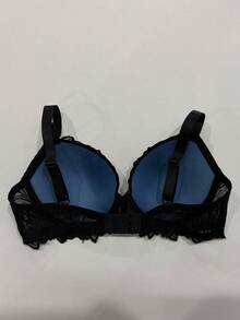1 chiếc áo ngực ren 3D cao cấp, thanh lịch, có gọng, nâng đỡ hai bên, tạo dáng tự nhiên với lớp đệm. - Màu xanh bạc hà - Xem 6