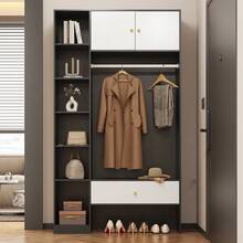 Bedroom Armoires - White+Black + Particle Board-1 - View 5