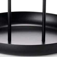 Serving Tray Metal Round Portable Table Top Storage Tray Style With Handle - Multicolor - View 3