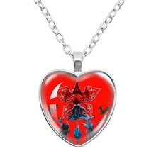 SHARLOVY 1pc TV Series Style Sweater Necklace, Unisex Retro Heart Pendant, New Year/Valentine's Day/Easter Gift [Random Style] - Multicolor - View 2