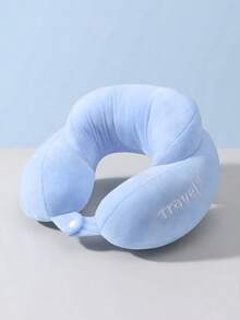 U-Shaped Soft Travel Neck Pillow, Ergonomic Nap Pillow For Men & Women, Suitable For Airplane, Car, Recliner, Portable For Travel, Camping, Office, Vacation - Multicolor - View 17