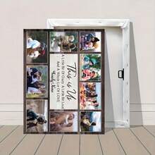 1pc Customized Family Photo Collage Canvas Wall Art - Personalized With "This Is Us" Quote, Suitable For Mom, Dad, Grandparents, Family Keepsake, Bedroom, Living Room, Hallway Decor, Family Room Decor | Modern Wall Art | Art, Family Room Decor - Multicolor - View 24