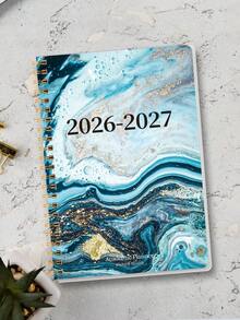 Trees A5 2026–2028 月計畫本，24個月日曆書，含月視圖與備註頁，2026年1月至2027年12月，女性開學用品與辦公桌用品 - 綠色 - 查看 10