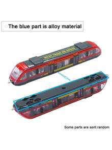 1 件迷你压铸高速火车玩具模型，儿童合金火车玩具教育火车、火车必需品、火车轨道、火车、火车玩具、火车套装、火车、火车套装、火车玩具、返校 - 彩色 - 查看 5