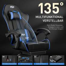 HLONONE Gaming Chairs - Dark Blue - View 5