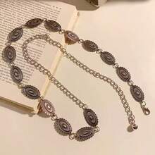 1pc Women's Retro Silver Butterfly Bohemian Chain Series, Exaggerated Sexy Style Suitable For Mini Skirts, Bikinis, Jeans Chain Belts - Multicolor - View 2