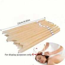 10pcs Portable Ear Cleaning Sticks - Silver Trumpet Ear Candles, Home Ear Care Tools - View 8