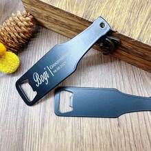 Personalized Stainless Steel Bottle Opener: Groomsmen Gift - Multicolor - View 13