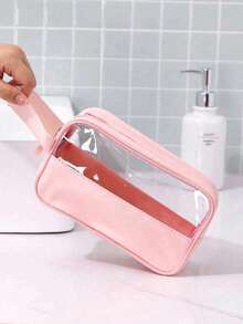 3件套防水旅行化妆包，适用于收纳洗漱用品、沐浴用品、化妆品，可手提，方便存放化妆品，适合海滩、干湿分离、游泳等场合，也适合少女使用，可作护肤包、卫生巾包等，是一款防水旅行洗漱包。 - 彩色 - 查看 4