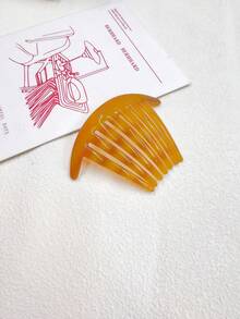 Acetate French Retro U-Shaped Hair Clip Bun Maker, Modern Minimalist 7-Inch Hair Accessory, Versatile Hair Styling Tool - Multicolor - View 17