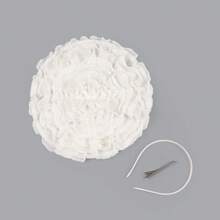 1Pc Fascinators Hats For Women Multilayer Pearl Flat Derby Hat Tea Party Cocktail Kentucky With For Party - Multicolor - View 7