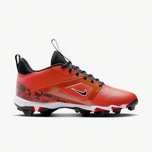 Nike Alpha Menace 4 Shark FQ4536-600 Men's Picante Red Football Cleats NIN899 - 紅色 - 查看 2