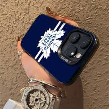 Toronto Maple Leafs white blue team logo This stylish is compatible with Samsung, Apple, VIVO, OPPO, , Transsion, ,  and Honor. Made of TPU silicone, it offers shock and drop protection and a superior feel. It's an ideal gift for family, friends, and loved ones, and a perfect choice for valentines day and Year's gift. - Negro - Ver 6