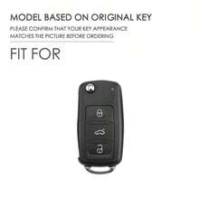 Alloy Style Car Key Case Cover Shell Fob For VW Polo Tiguan Passat Golf Jetta Lavida Skoda1 Octavia Protection Shell Bag - one-size - View 5