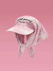 Other Casual Polyester Embroidered Hat, Suitable For Spring And Summer Vacation - A - View 3