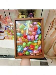 50个夜光3D海龟摆件 - 色彩鲜艳的半透明塑料装饰品，适用于DIY手工、派对礼品、课堂奖励和海滩主题活动。非常适合万圣节、复活节、感恩节、圣诞节、生日和派对礼物、节日装饰、夜光装饰、轻便装饰、海龟装饰、工艺品材料、活动策划、手工爱好者（颜色和款式随机）。 - 查看 7