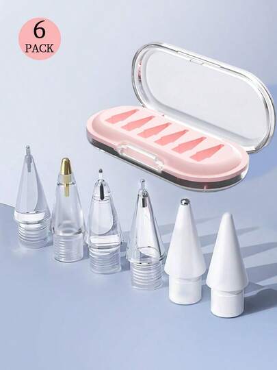 Replacement Pencil Tips Compatible With Apple Pencil Pro, Upgraded Pencil Tips Compatible With Apple 2nd 1st Gen USB-C, And Crayon Digital Pencil, Needle Pencil Tips With Case, Pro Pencil Sets Gifts For Mother, Family, Friends, Birthday, Holiday Pen Accessories