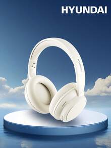 HYUNDAI 现代 HY-T02MAX 蓝牙耳机，5.4 HIFI 高品质声音，深沉低音，带麦克风的精确降噪，音乐/运动/游戏，低延迟，长电池寿命，简约商务设计，兼容智能手机和平板电脑 - 彩色 - 查看 13