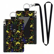 1 Portable Hanging Coin Bag, Lightweight Multi Pocket Visual ID Window, Daily Travel Card Bag And Coin Bag, Keychain Wallet - Multicolor - View 9