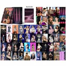 55 piezas Conjunto de Photocards de BP, Photocards del Concierto DEADLINE de JISOO, JENNIE, LISA, ROSE - Multicolor - Ver 4