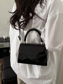 2026 New Arrival Niche Design Quality Small Handbag For Women, Fashion Versatile Shoulder Bag, Minimalist Square Crossbody Bag - Black - View 2