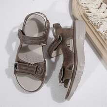 Breathable Sandals For Women Flat Thong Style Summer Slides Beach Pool Comfort - 9652 Nâu - Xem 7