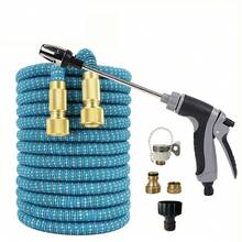 New Expandable Magic Hose High Pressure Car Wash Hose With Spray Gun Set Outdoor Watering Irrigation Tool Garden Hose - A - View 15