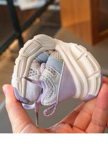 女童透气运动鞋，新款秋季时尚学生鞋，爆款 - 粉色 - 查看 8