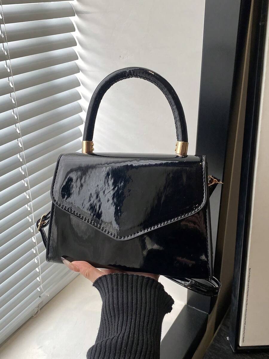 2026 New Arrival Niche Design Quality Small Handbag For Women, Fashion Versatile Shoulder Bag, Minimalist Square Crossbody Bag - Black - View 1