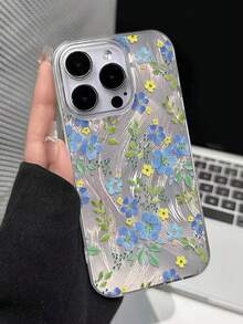 2026 New Large Hole Gradient Feather Mesh IMD PC+TPU Floral Painted Anti-Drop Phone Case, Compatible With IPhone7pro/17Air/17/17promax 16/11/16pro/16plus/16promax/16e/15Promax/13/14/12/XS/XR/7G/8P, Galaxy S25/S25PLUS/S25 Ultra/A16/A36/A26/A56/A50/A12/A32/A52/A72/A51/A21S/A13/A14/S24/S24PLUS/S24Ultra,S22/A52/A53/A54/A55, 11/12Pro/12/12X/13Pro/14Pro/15Pro/, 10/9/Note9/12c/Note11pro/Note8Pro - Multicolor - View 2