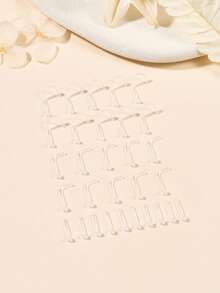 Clear Piercing Retainers For Work Bioflex Clear Nose Rings Clear Nose Studs Retainer Clear Nose Retainer Clear Nose Rings Studs Clear Nose Piercing - Clear - View 1