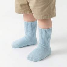 6 Pairs All Season Baby & Toddler Socks, Newborn Infant Crew Socks - Multicolor - View 3