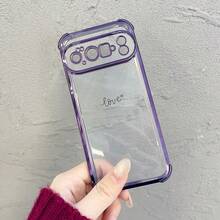 A Simple English-Language Phone Case. Compatible With GooglePixel 10, Pixel 10 Pro, Pixel 9 Pro, Pixel 9A, Pixel 9, Pixel 8A, Pixel 8 Pro, And Pixel 8. Waterproof, Shockproof, Shockproof, And Scratch-Resistant Phone Protective Case. - Dark Purple - View 2