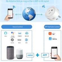 16A WiFi Smart Plug With Energy Power Monitor & Voice Control, Compatible With Alexa And Tuya Smart Life App, Remote Control Timer Countdown Outlet Socket For Home Appliances, Easy Sharing Function - US B Type Plug(110-127V) - View 3