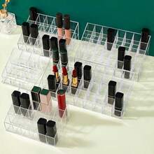 24 Lipstick Makeup Organizer Storage Display Cosmetic Stand Holder Rack Clear Lipstick Storage Box - Multicolor - View 5