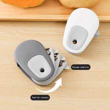1pc Multi-Function Stainless Steel Peeler, Kitchen Fruit & Vegetable Potato Peeler - Multicolor - View 1