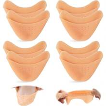 CEYAZYE 4 Pair Silicone Toe Protectors For Women Blister, Soft Gel Toe Covers, Breathable Ballet Dancers Pads For Feet, Reusable Pointe Shoe Cap Protector Pain Relief, Average Size, Beige - Default - View 8