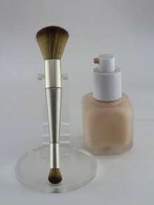 双头化妆刷，适用于涂抹粉底和遮瑕膏，打造喷枪妆效，采用纯素、无动物实验的刷毛制成 - 彩色 - 查看 3