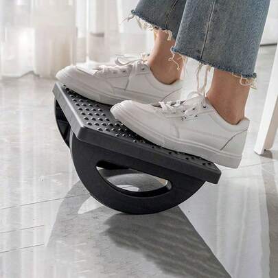 1 pieza Reposapiés ergonómico con rodillos de masaje, diseño extra grande para uso en el hogar/oficina/camping