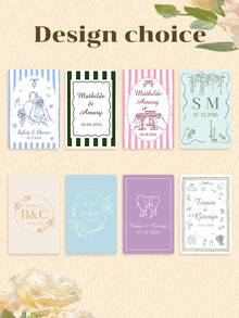 Custom Wedding Guest Book Playing Cards,Customize Text,Custom Wedding Guest Book Playing Cards,Wedding Guest Book Alternative,Blank Playing Cards,Bridal Shower,Unique Keepsake,Unique Keepsake Alternative - Multicolor - View 6