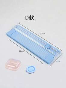 1/5pcs A4/A3 Paper Cutter, Portable Plastic Paper Trimmer, Mini Photo Cutting Tool, Manual Desktop Sliding Blade Cutter, Back To School, Stationery - one-size - View 8