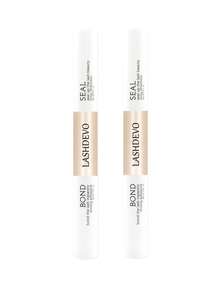 LASHDEVO 2pcs/Set Extra Strong Eyelash Glue, 2-In-1 Waterproof Long-Lasting Eyelash Adhesive (Glue 5ml/0.17fl Oz, Sealer 5ml/0.17fl Oz) - Rose Gold - View 6