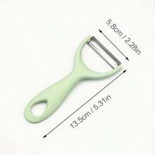 2/3件套不锈钢果蔬削皮器 - 多功能厨房必备，适用于土豆、苹果、黄瓜及所有新鲜农产品 - 彩色 - 查看 5