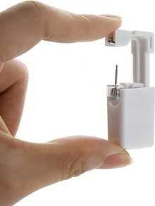 5PCS-17PCS Ear Piercing Kit Disposable Self Piercing Gun With 3mm Silver Earring Studs Home Use Ear Piercing Tool - Multicolor - View 5