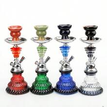 1件套双/单管阿拉伯水烟套装，玻璃水烟管配件，无需用电 - 均碼 - 查看 13