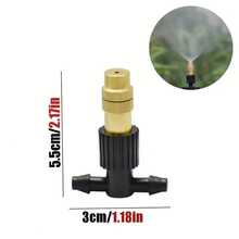 Automatic Drip Irrigation Set, Equipped With Brass Atomizing Nozzle, Suitable For Lawns, Potted Plants And Greenhouses, Lawn Automatic Drip Irrigation System, Potted Plant Greenhouse - Irrigation Kit - View 3