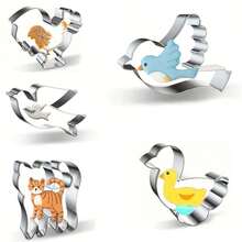 Stainless Steel Animal Cookie Cutter Mold, Cake Mold DIY Baking Tool, Icing Bun Cutter - View 1