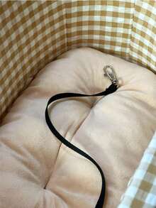 1pc Pet Car Seat For Dog And Cat, Center Console Dog Booster Seat With Protection Seat Belt And Soft Cushion - Multicolor - View 9