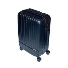 Calitek Black ABS Hard Shell 4 Wheel Trolley Suitcase 24" - Multicolor - View 6